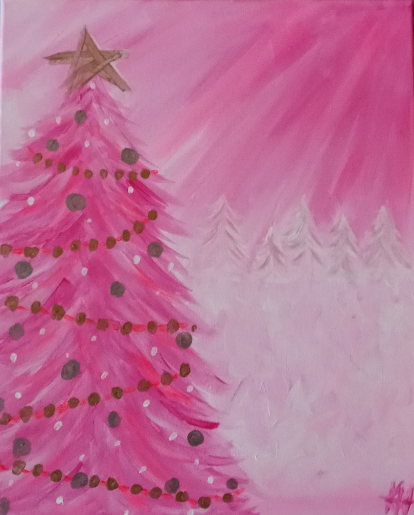 Christmas Tree, Pink