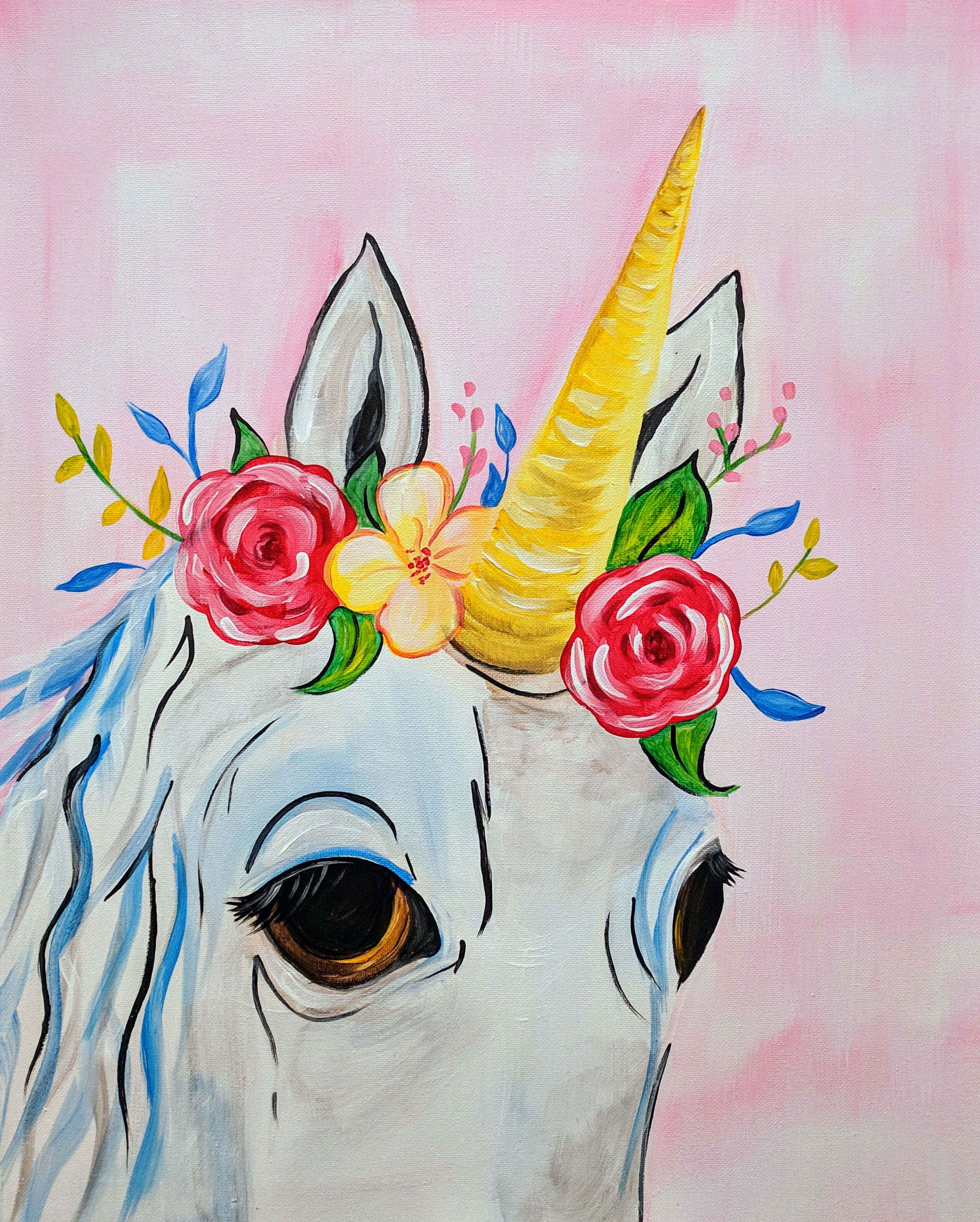 Unicorn with Headdress